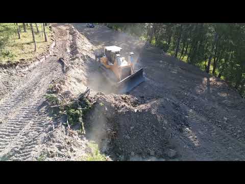 Liebher 746 Dozer İle Yangın Emniyet Yolu 7
