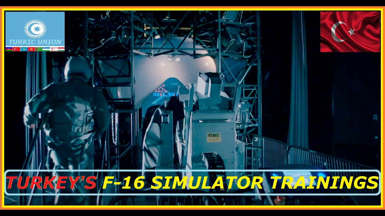 TURKEY'S F-16 SIMULATOR TRAINING - Defense Science and Technology - YouTube