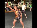 Kru Oh teaching in Krabi Krabong class @ Tiger Muay Thai