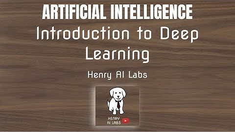 Introduction to Deep Learning