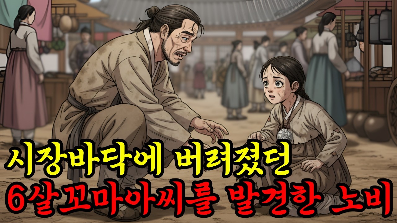 귀한아씨로 자랐던 꼬마소녀는 우연히 시장바닥으로 내팽겨쳐 진다[야담 전설 설화 옛날이야기 민담]