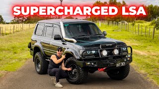 600HP LSA Supercharged V8 Toyota 80 Series Land Cruiser FZJ80  THE KING OF 4X4