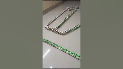 i build the matchbox domino part 170. #shorts #ooocratfs