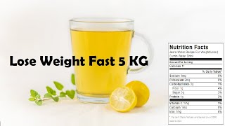 How To Lose Weight Fast 5 KG | Fat Burning Drink - Cumin/Jeera Water For Weight Loss shorts