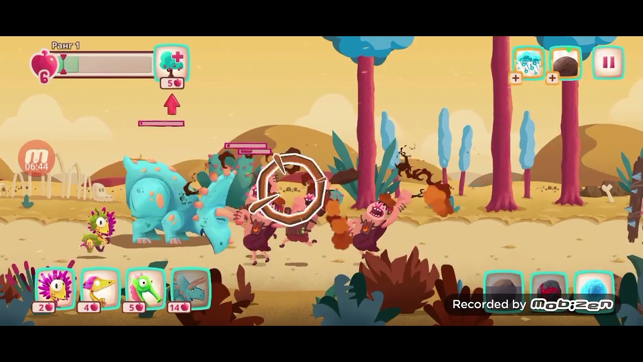 Чуть не проиграл в игре Dino Bash 