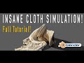 Make a ghost cloth simulation in blender full tutorial motion capture  simulation