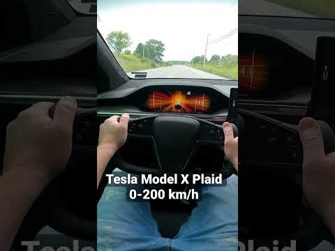 Model X Plaid 0-200 km/h in under 8 sec!