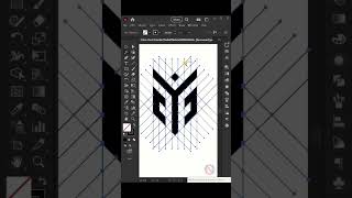 Polygon Logo Design In Illustrator | Grid Logo System || illustrator tutorial 2025