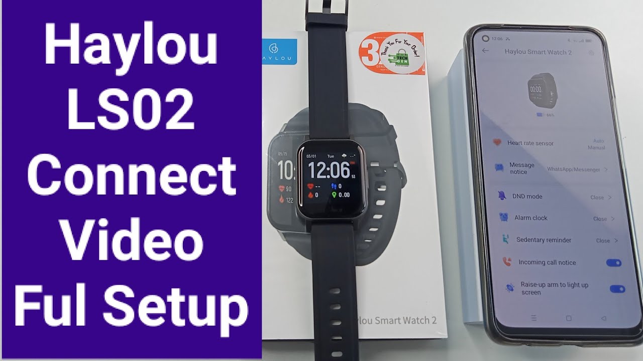 ATUALIZADO ✓ Como CONECTAR Smartwatch HAYLOU LS02 com o Celular