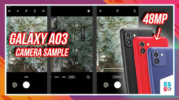Samsung Galaxy A03 Camera Video Sample | 48mp Dual Cam