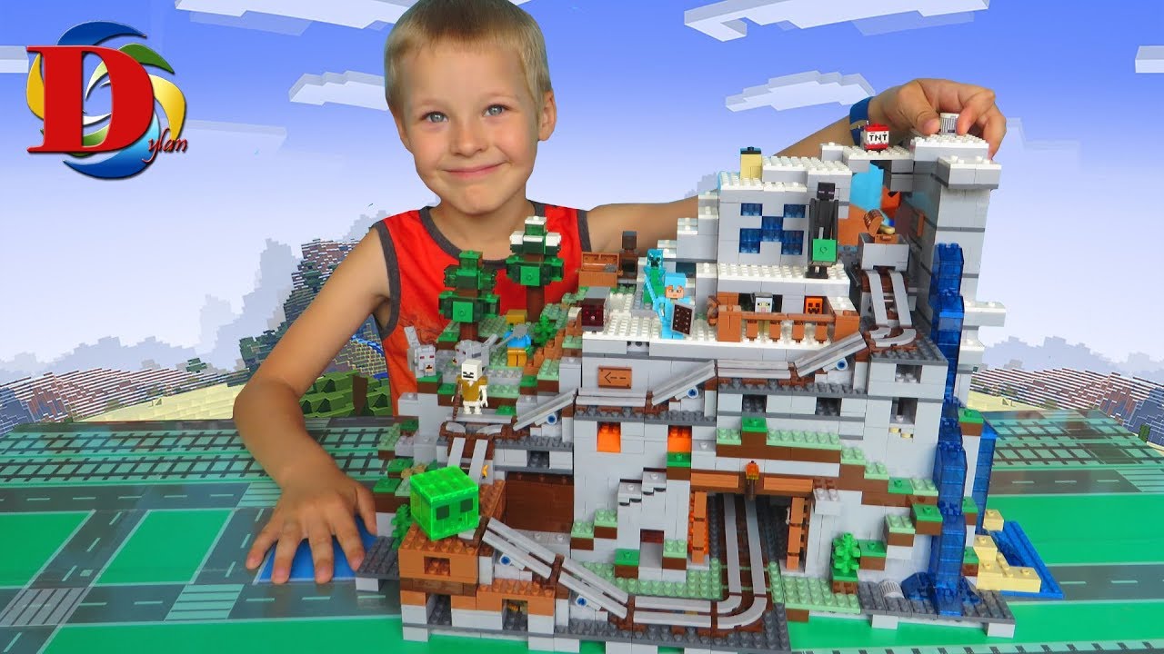 МИР МАЙНКРАФТ / MINECRAFT WORLD / САМОДЕЛКА как LEGO – набор Горная пещера