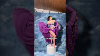 Make a hand painted photo backdrop! DIY tutorial