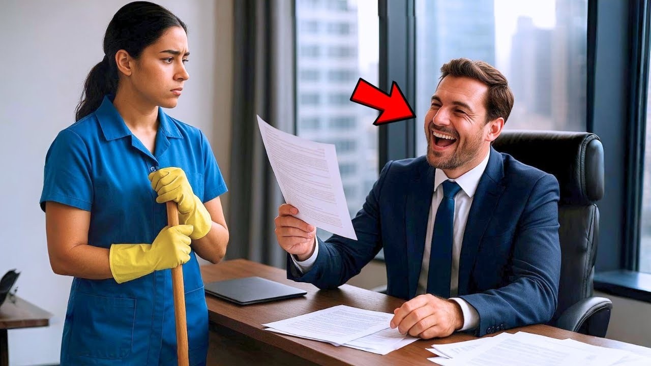 TRADUZA ISSO E MEU SALÁRIO É SEU!  – RIU O MILIONÁRIO… A FAXINEIRA TRADUZIU, E ELE FICOU CHOCADO