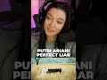 Putri Ariani - Perfect Liar | First time reaction #shorts #reaction #musicreaction #bisscute