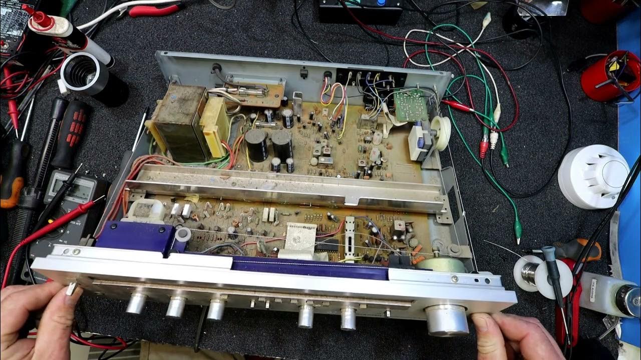 Pioneer SX600 Receiver Blown Channel Repair YouTube