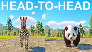 Zebra vs Panda A Head to Head Speed Race in Planet Zoo