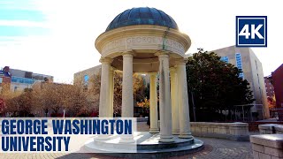 George Washington University Campus Tour [Foggy Bottom / Washington DC in 4K]