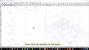 ETABS Tutorial For Beginners [Chapter 7]: Correction of The Grids