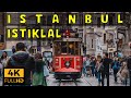 istanbul turkey 2021 | Istiklal Street Tour | 4K UHD 60FPS | Turkey 4k tour | MARCH 2021