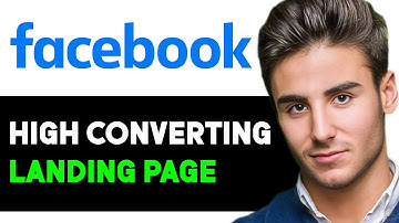 HOW TO CREATE A GREAT CONVERTING LANDING PAGE ON FACEBOOK 2024! (FULL GUIDE)