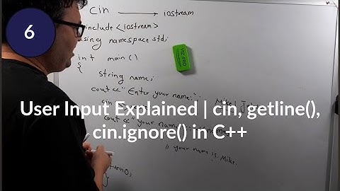 C++ Lecture 6: How to Get User Input (cin & getline() Explained)