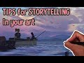 TIPS for STORYTELLING in your art