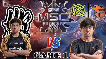 HOMEBOIS (HB) VS NIP FLASH | GAME 1 KNOCKOUT STAGE | MSC 2024 X EWC | FILIPINO