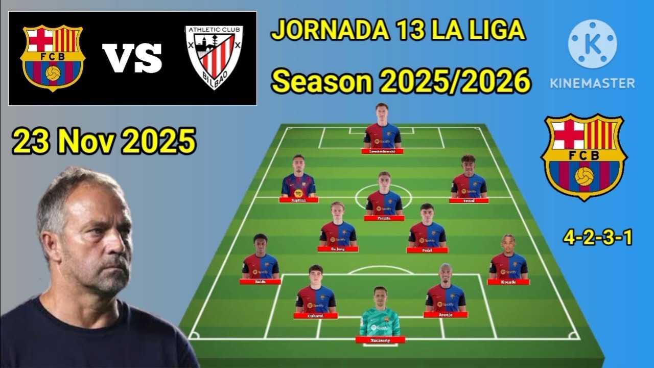 Barcelona vs Athletic Bilbao ~ Potential Line Up Barcelona Jornada 13 ...
