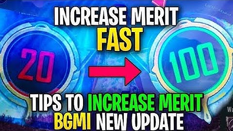 HOW TO INCREASE MERIT WITHOUT PLAYING IN BGMI || PART 2 || 100% WORKING TRICK || SPIDISTORE TAMIL
