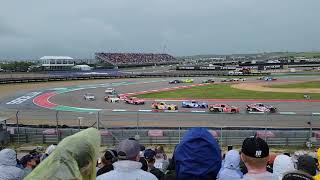 NASCAR at COTA!  Cup cars on the first lap, turn 15.