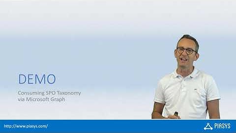 Episode #113 - SharePoint Online Taxonomy API via Microsoft Graph