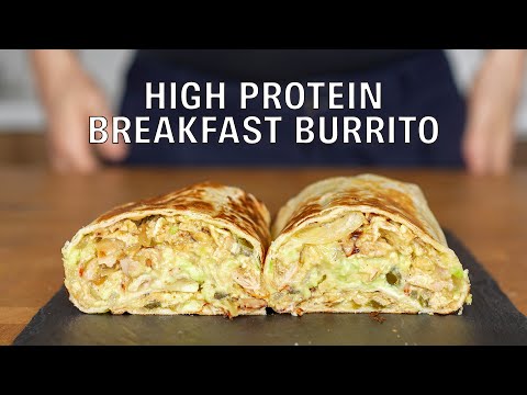 High Protein Breakfast Burrito