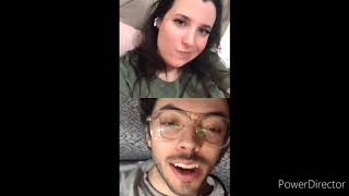 Stephie Caire on Instergram livestream on 06.04.2020