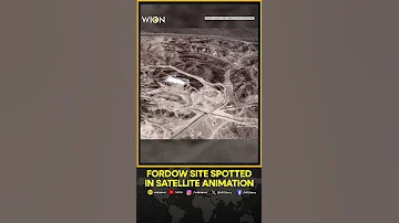 Israel Iran War Animated Satellite Images Show Iran S Fordow Enrichment Plant WION Shorts 