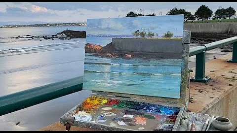 Artist Demonstration - Mark Shasha - Painting at t...