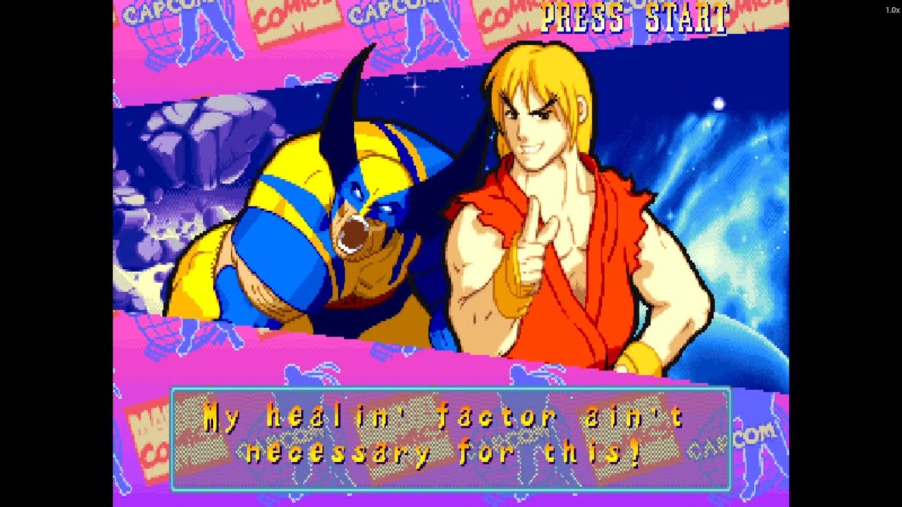 WOLVERINE & KEN — Claws and Flame! | Marvel Super Heroes vs Street Fighter Classic Duo