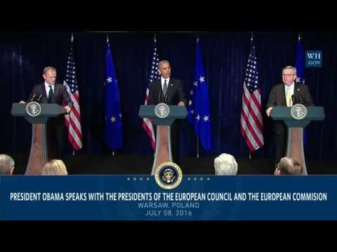 President Obama Meets with the Presidents of the European Council and the European Commission