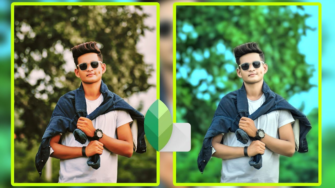 Snapseed photo editing background Green colour || Snapseed photo edit in background🎨😱