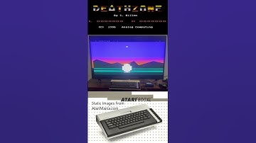 Deathzone on Atari 800XL (Atari 400, 800, XL, XE) #atari #atari400 #shorts