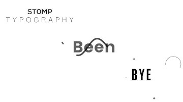 Stomp Kinetic Typography