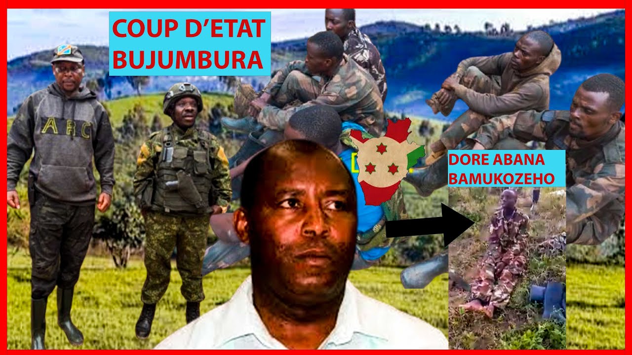 COUP D'ETAT MUBURUNDI ABASIRIKA 13 BAHISE BACAKIRWA BARAFUNGWA URWANDA RUSHUBIJE UBURUNDI BYIHUSE