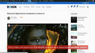 How to Use WordPress Video Post Format - Reign BuddyPress Theme