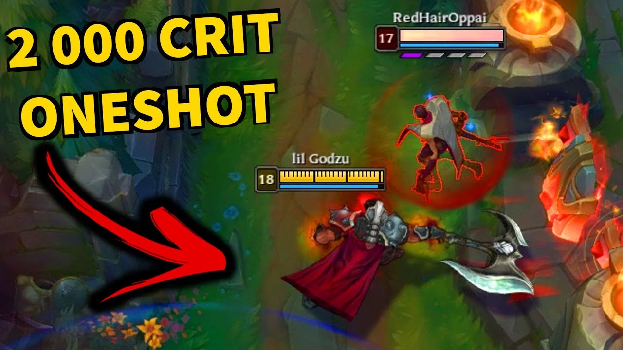 DARIUS 2 000 CRIT ONESHOT - Full Crit Darius Insane Damage