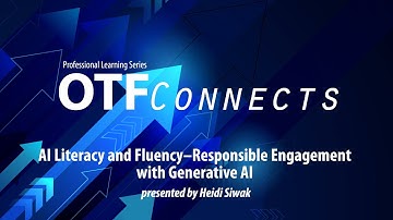 AI Literacy and Fluency–Responsible Engagement with Generative AI