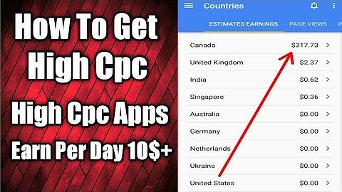 get High Cpc For Admob  android apps||How To Get High Cpc