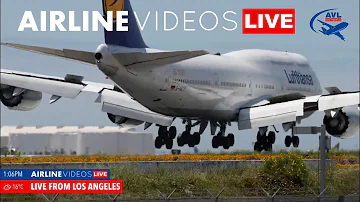 🔴LIVE LAX AIRPORT ACTION: Tune in for LOUD SOUNDS and AMAZING CLOSE-UP Shots!