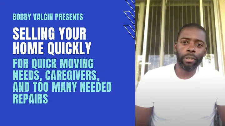 Selling your home quickly when you're moving, are ...