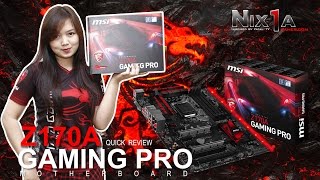 Nixia - Review MSI Z170A Gaming Pro | Mystic Light - Game Boost - DDR4 Boost (in Bahasa Indonesia)) screenshot 1