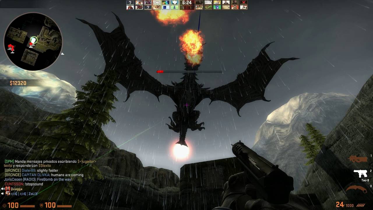 Counter-Strike Global Offensive: Zombie Escape - ze_TESV_Skyrim_v5_6 [S1 - Helgen] on Mapeadores