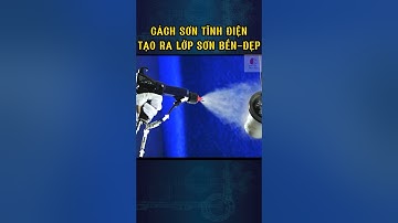 Cách sơn tĩnh điện tạo lớp sơn bền đẹp #sontinhdien #shorts